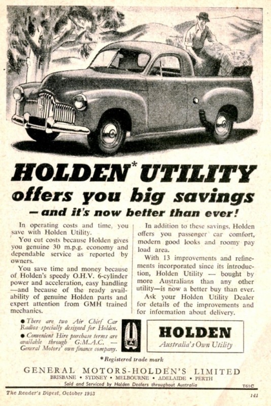 Holden ute, Readers Digest, Oct 1953.-cjpg.jpg