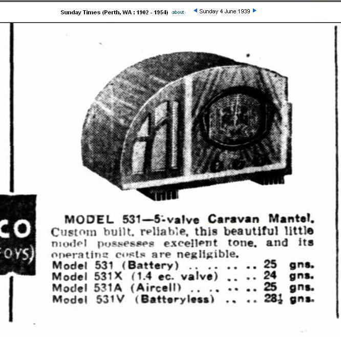 Caravan radio detail - Sunday Times (Perth) 4-6-1939.JPG
